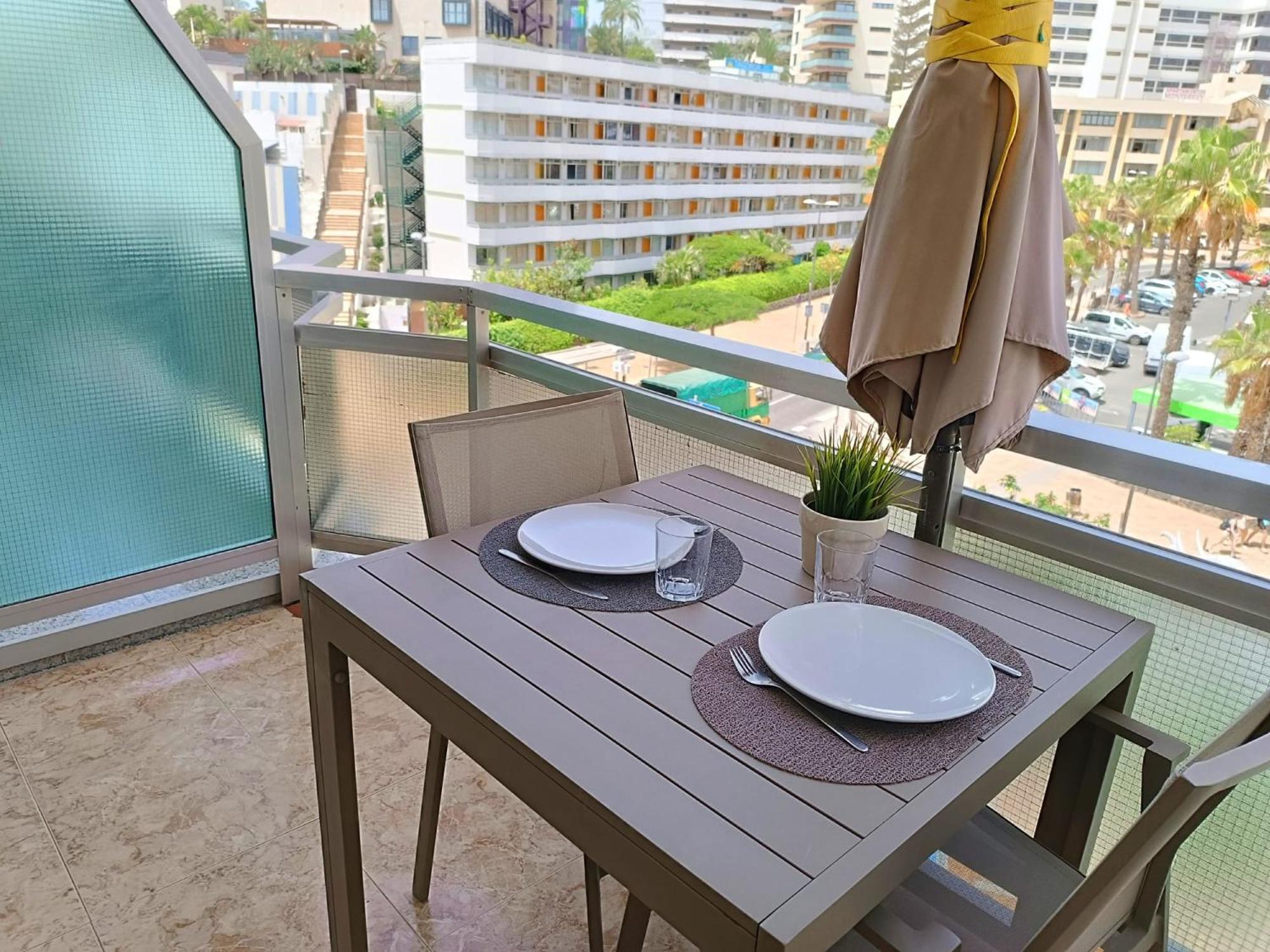 In The Heart Of Playa Del Ingles Apartment ซานบาร์โตโลเม ภายนอก รูปภาพ